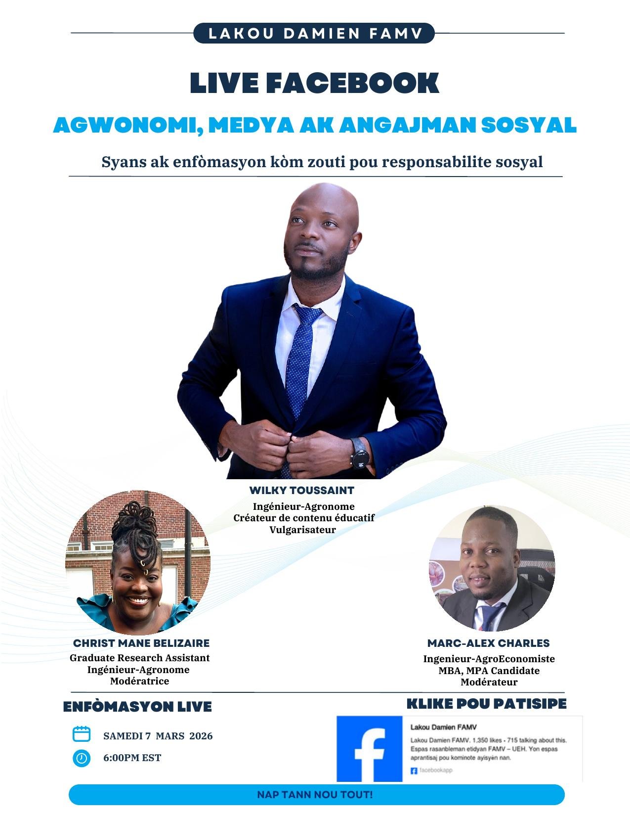 Agwonomi, medya ak angajman sosyal